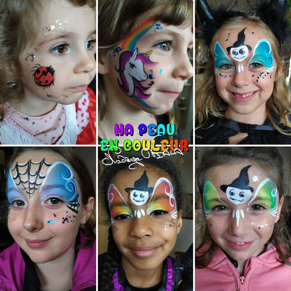 face painting body painting maquillage enfants Ecully Lyon